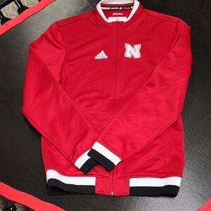 Nebraska Husker Zip Up Jacket Mens Size 2xs